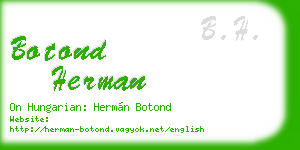 botond herman business card